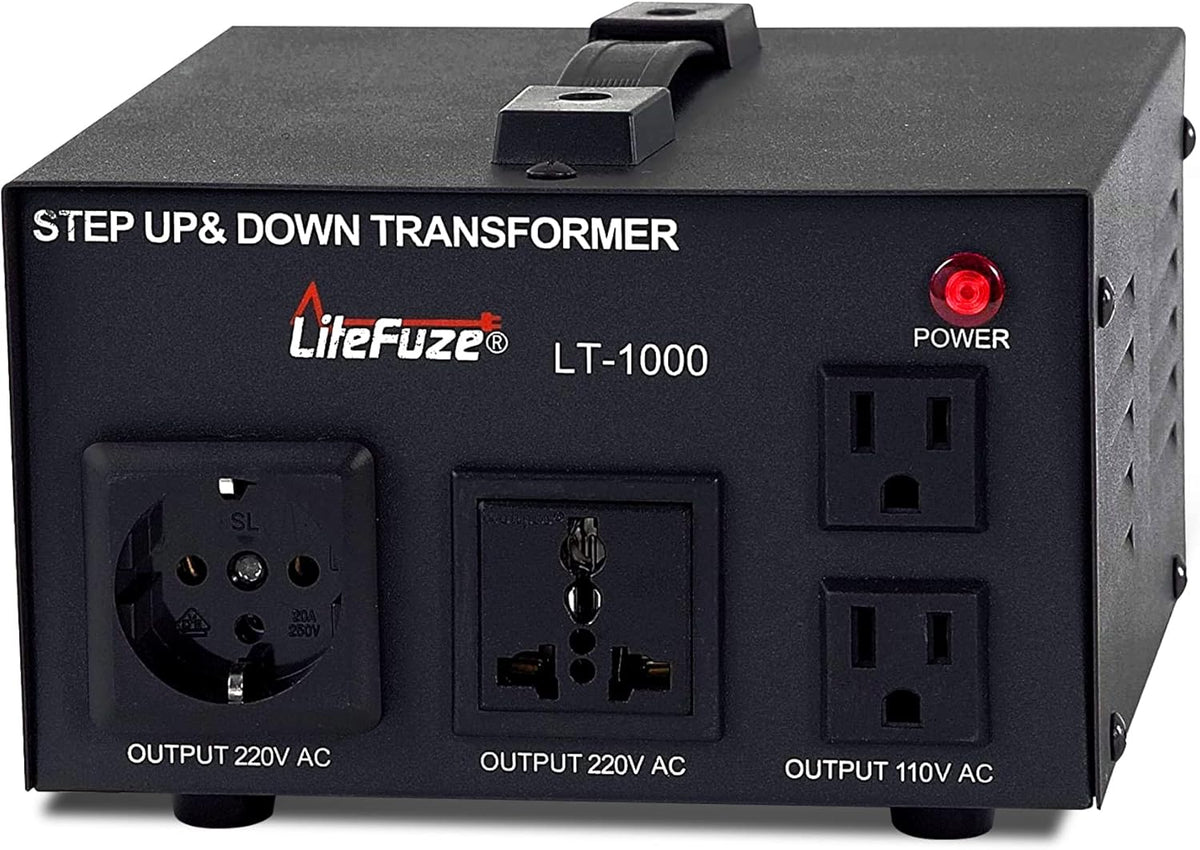 5000 Watt Voltage Converter Transformer 110V/220V Circuit Breaker Protection Heavy Duty C7597