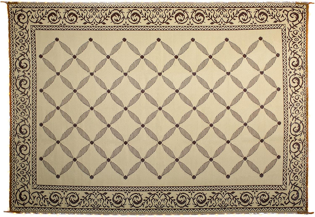 LED Illuminated Patio Mat Brown/Beige T978
