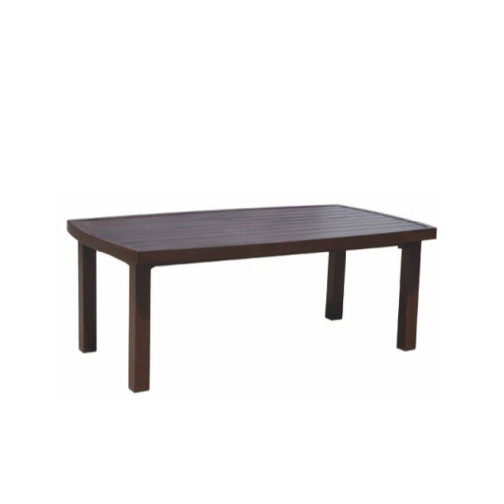 Black Rectangle Aluminum Coffee Table R8718