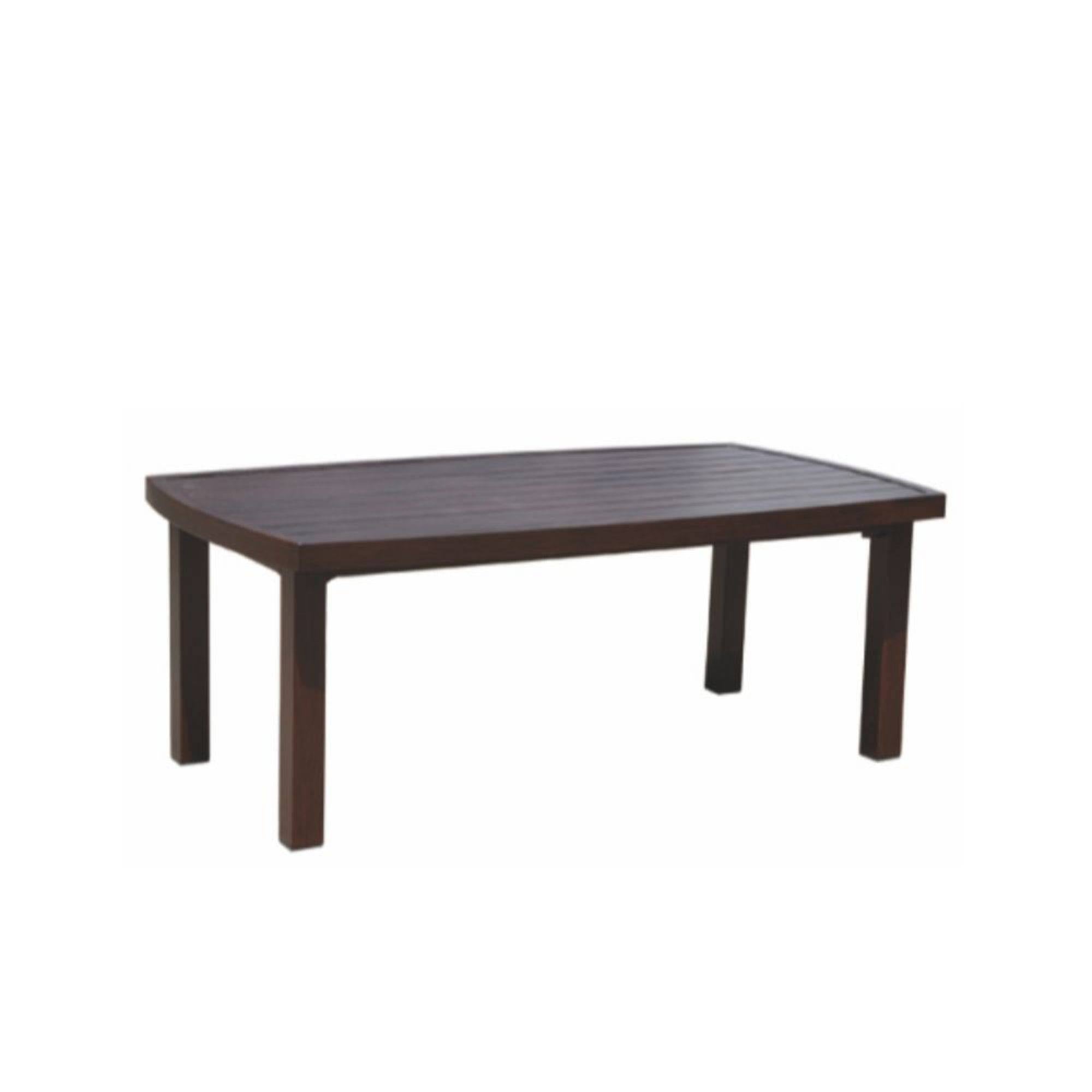 Black Rectangle Aluminum Coffee Table R8718