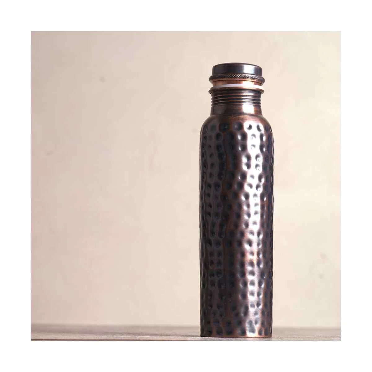 Hammered Copper Water Bottle (34oz) M9344