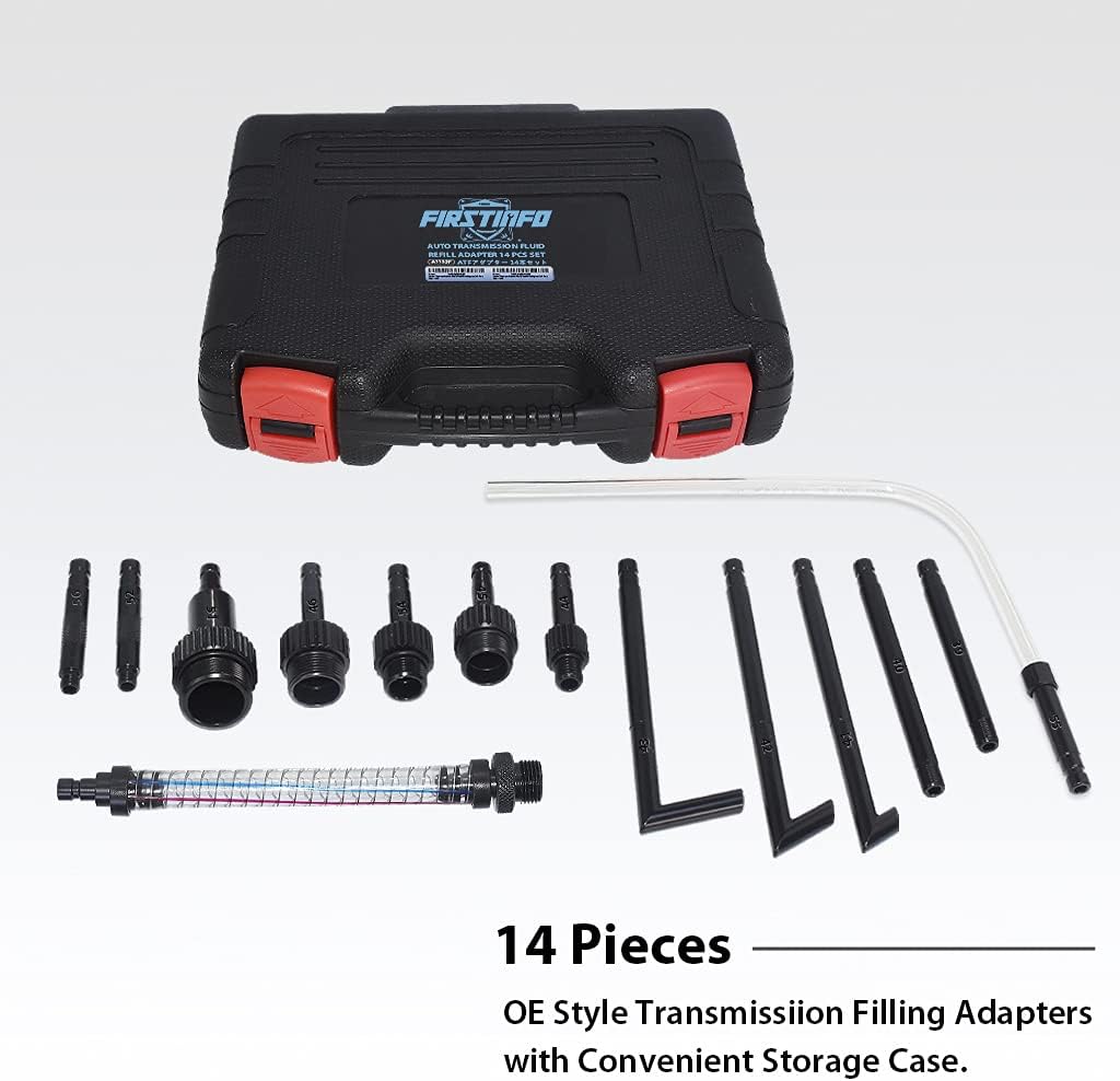 10 Liter ATF Dispenser Kit with 14 Pieces Transmission Filling Adapters A4885