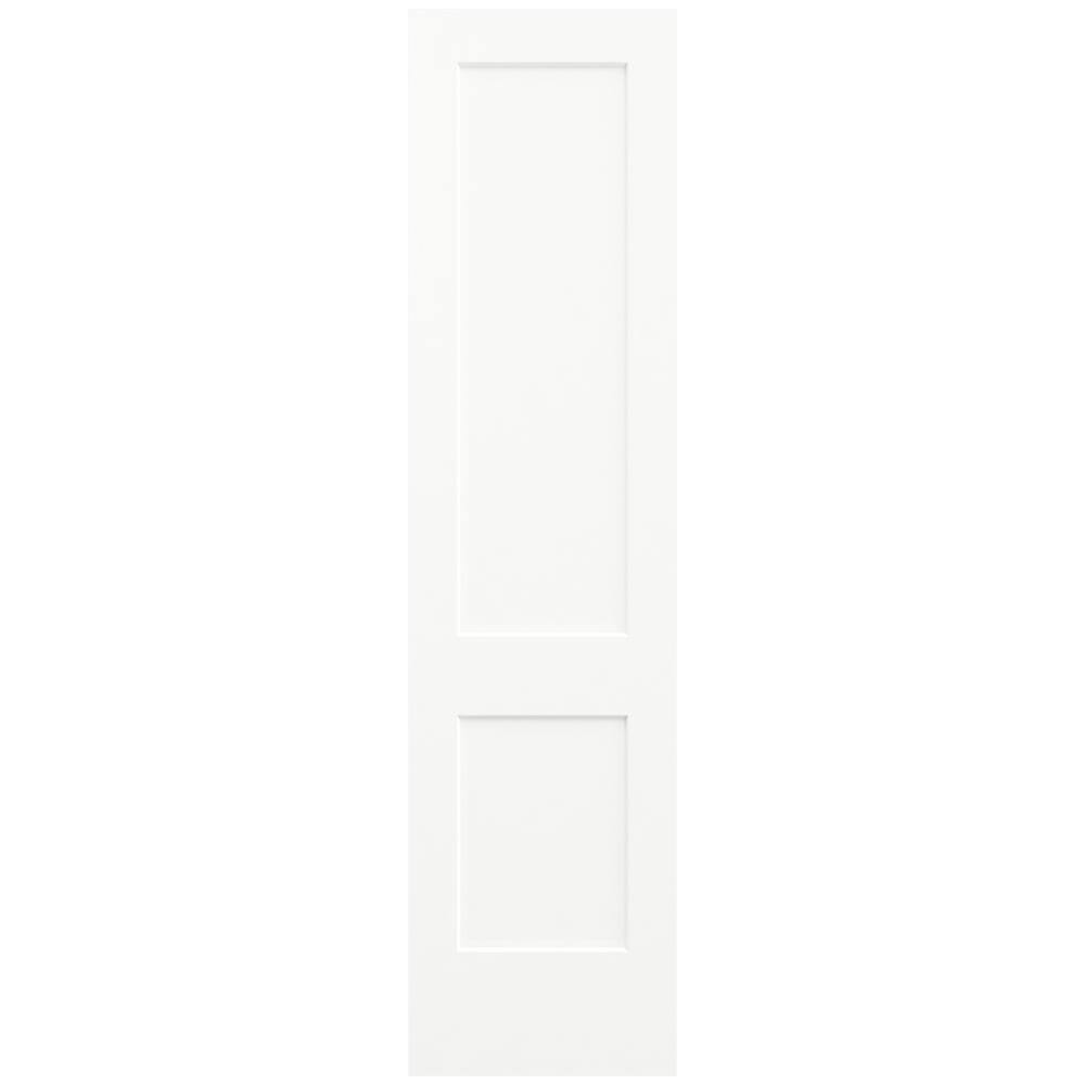 24 in. x 96 in. White Painted Solid Core Molded Composite MDF Interior Door Slab G215168