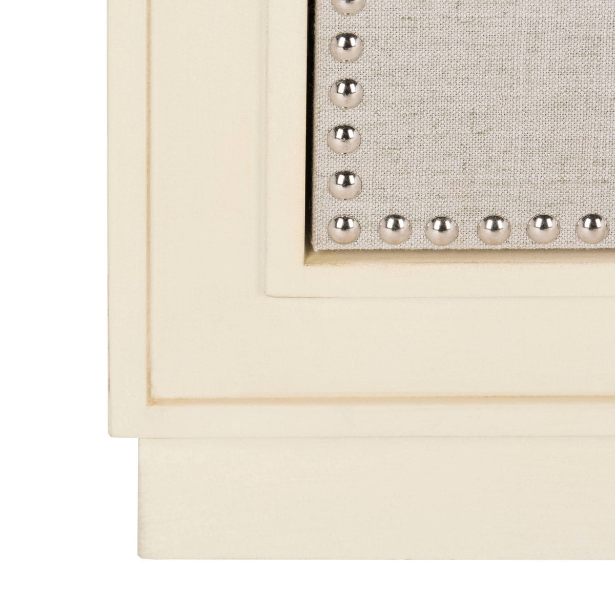 Beige Light Grey 3-Drawer Chest Q362