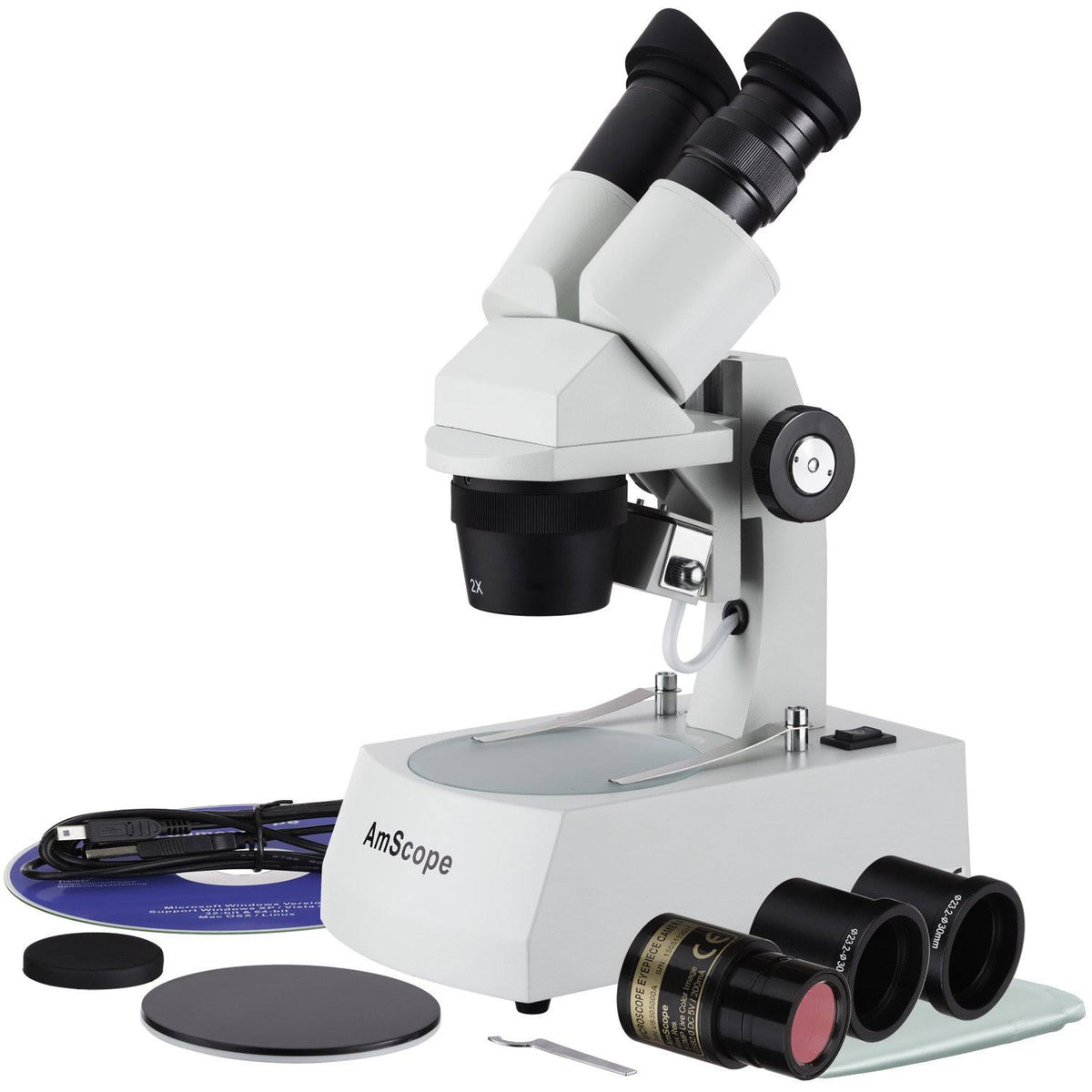 20X-40X-80X Binocular Stereo Dissecting Microscope with 2MP USB Camera T4661