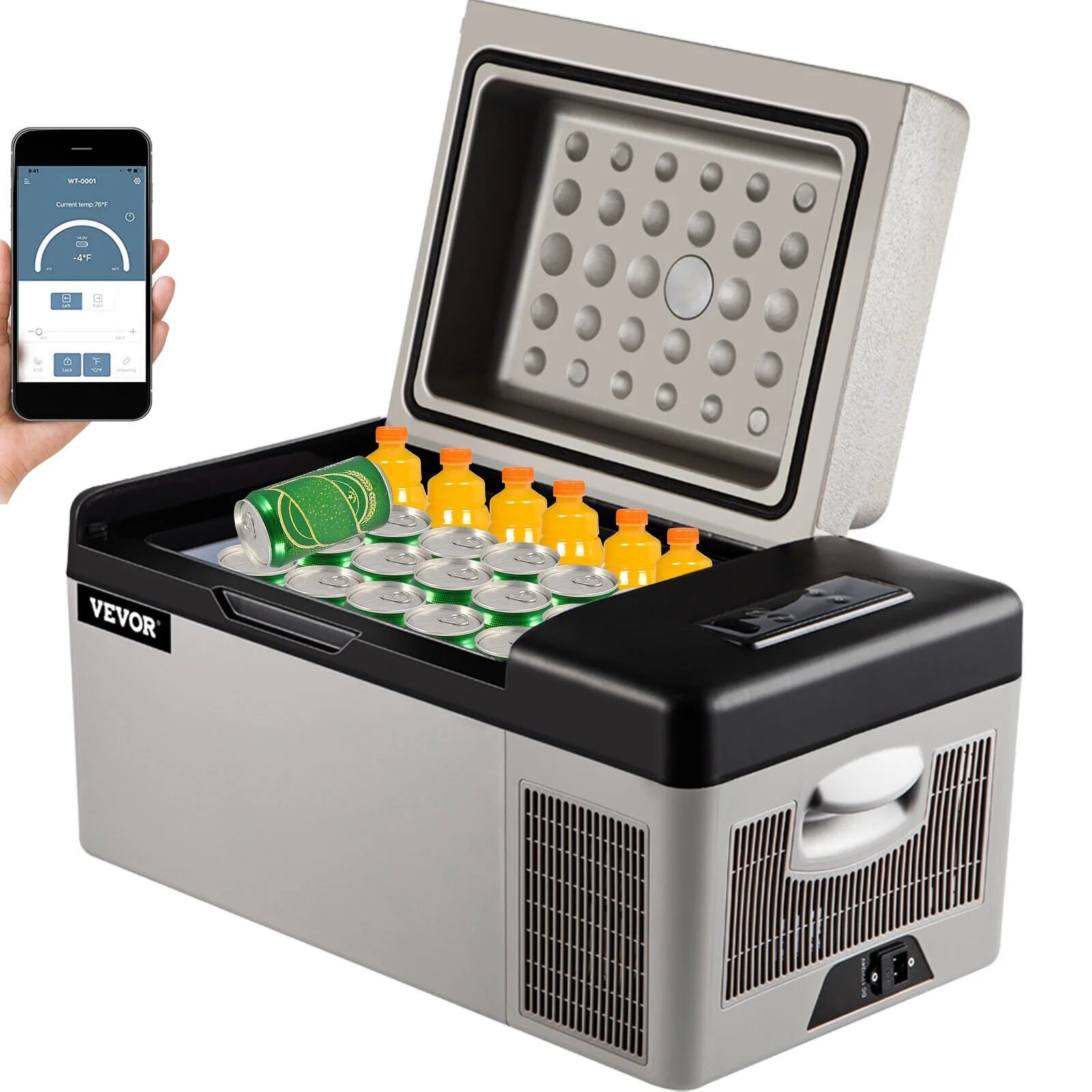Portable Car Fridge Freezer Cooler 12V/24V T2008