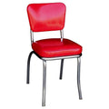 Cracked Ice Red Side Chair P46415