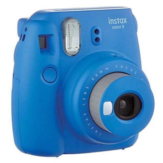 Cobalt Blue Instant Film Camera J59351