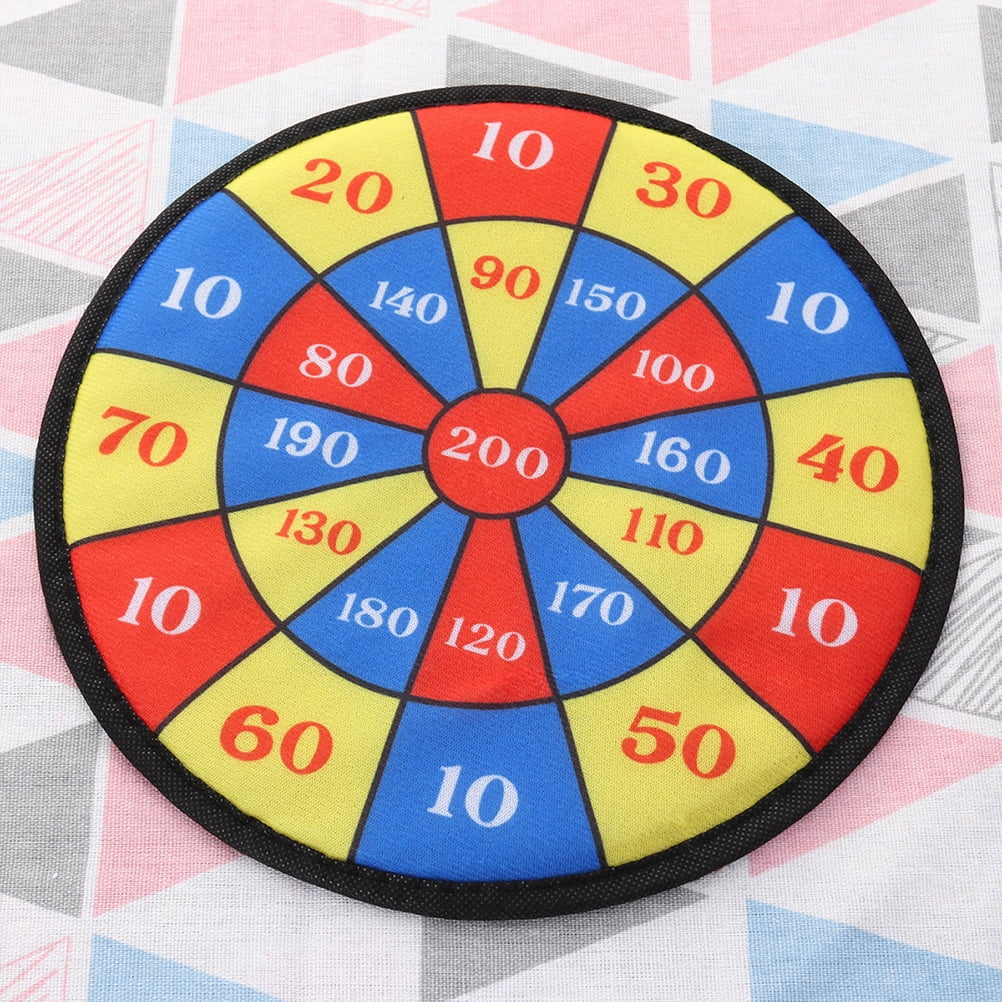 Self-adhesive Dartboard Toy Set with 2Pcs Balls F7637