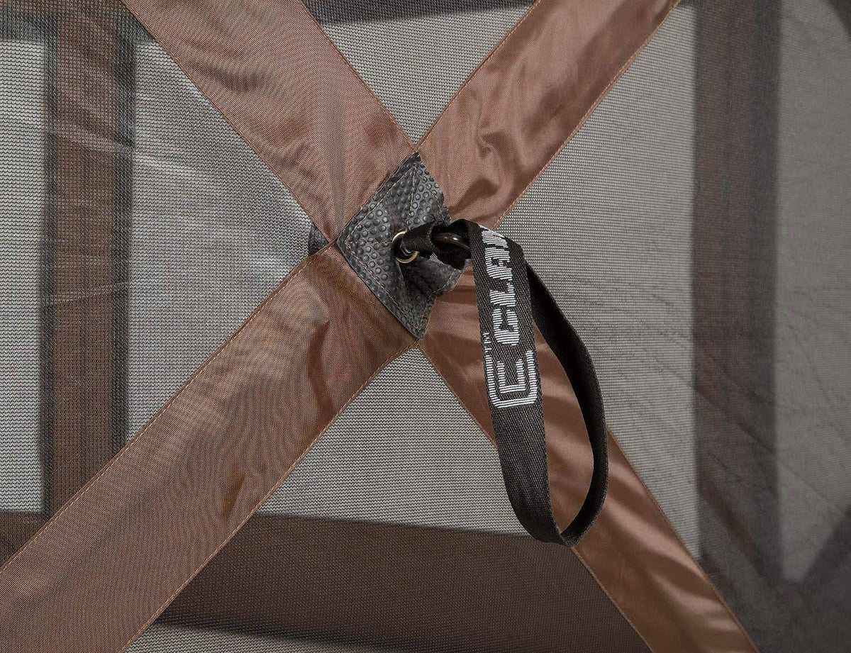 Brown Quick-Set Screen Canopy Shelter B84275