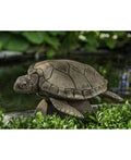 Aged Limestone Cast Stone Sea Turtle R254