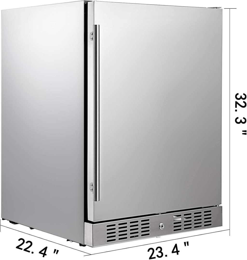 Silver 5.5 cu.ft. Beverage Cooler Refrigerator X915