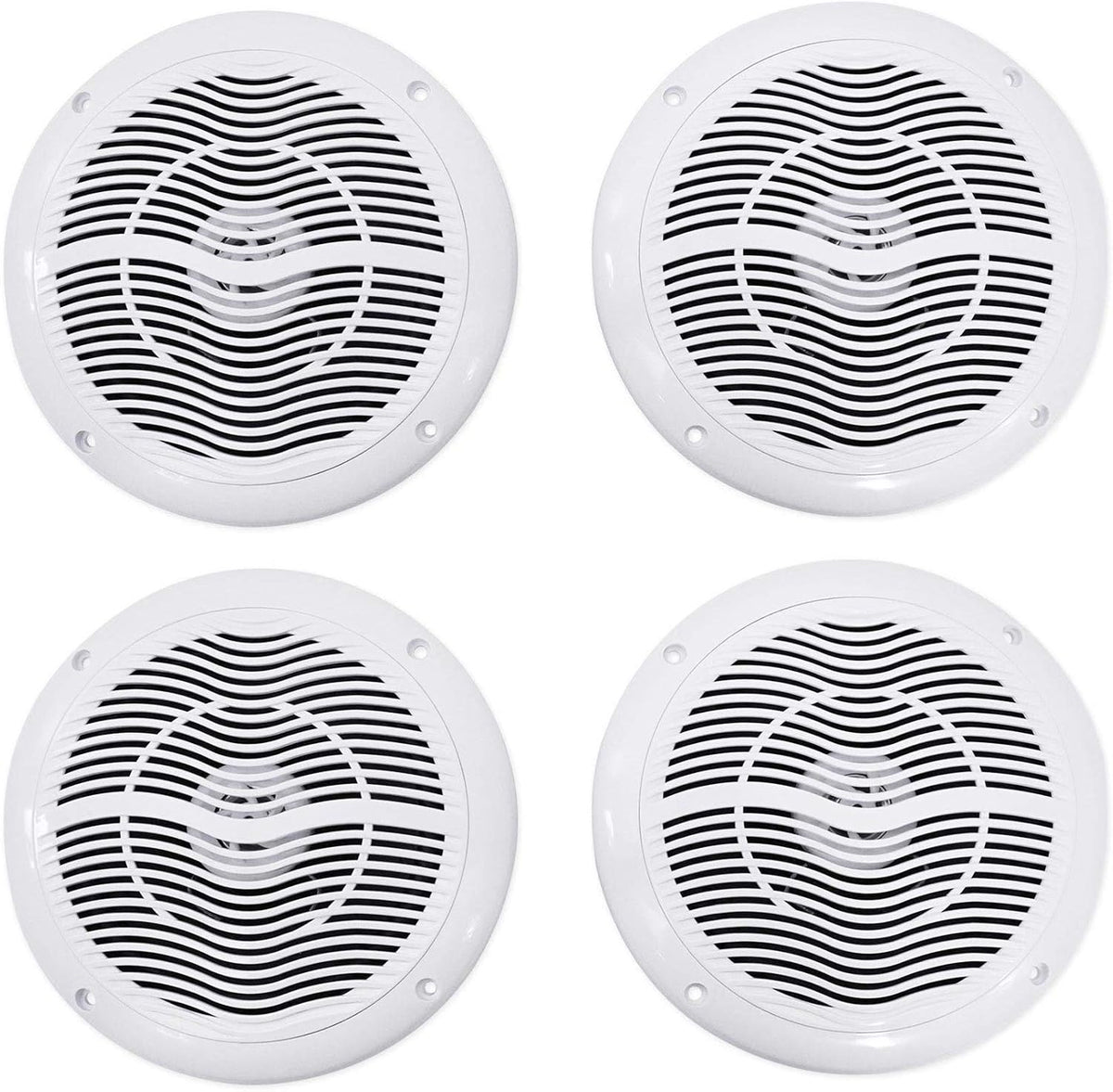 White 2-Way Marine Boat Speakers Pack of 2 F3678