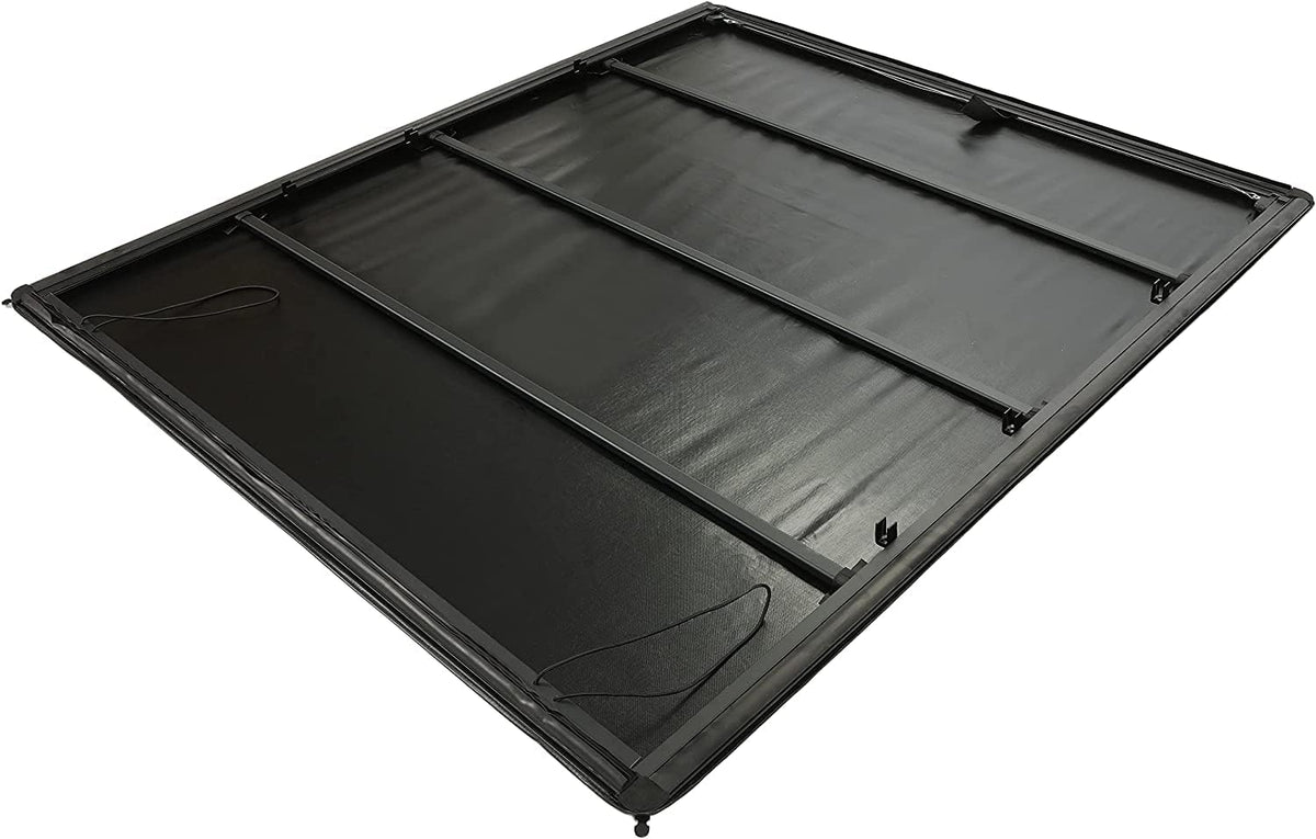 Soft Roll-up Truck Tonneau Cover with 6.5' Bed Black Sailcloth B1324