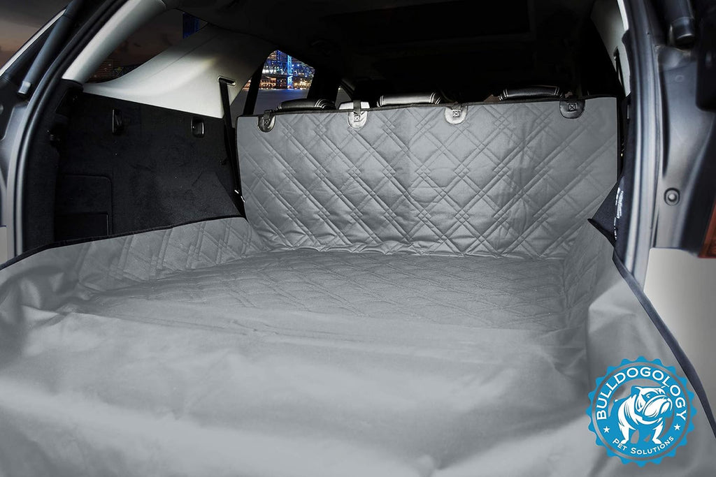 Large Grey Waterproof SUV Cargo Liner Seat Cover for Dogs G941860