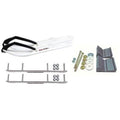 White Snowmobile Skis with 4.5 inch Shaper Bars Complete Kit G587
