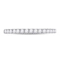 14kt White Gold Diamond Wedding Band 1/4 Cttw O676515