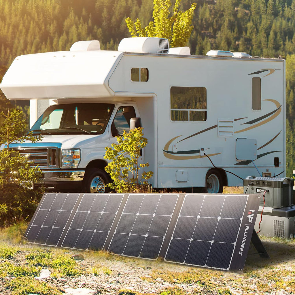 200W Portable Foldable Monocrystalline Solar Panel Kit with MC-4 Output N627