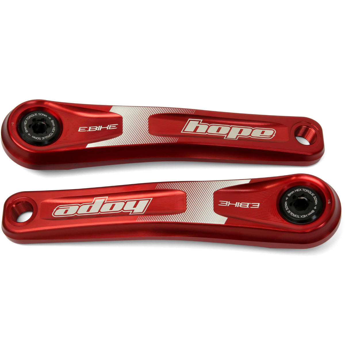 Red E-Bike Crankset 155mm N3448