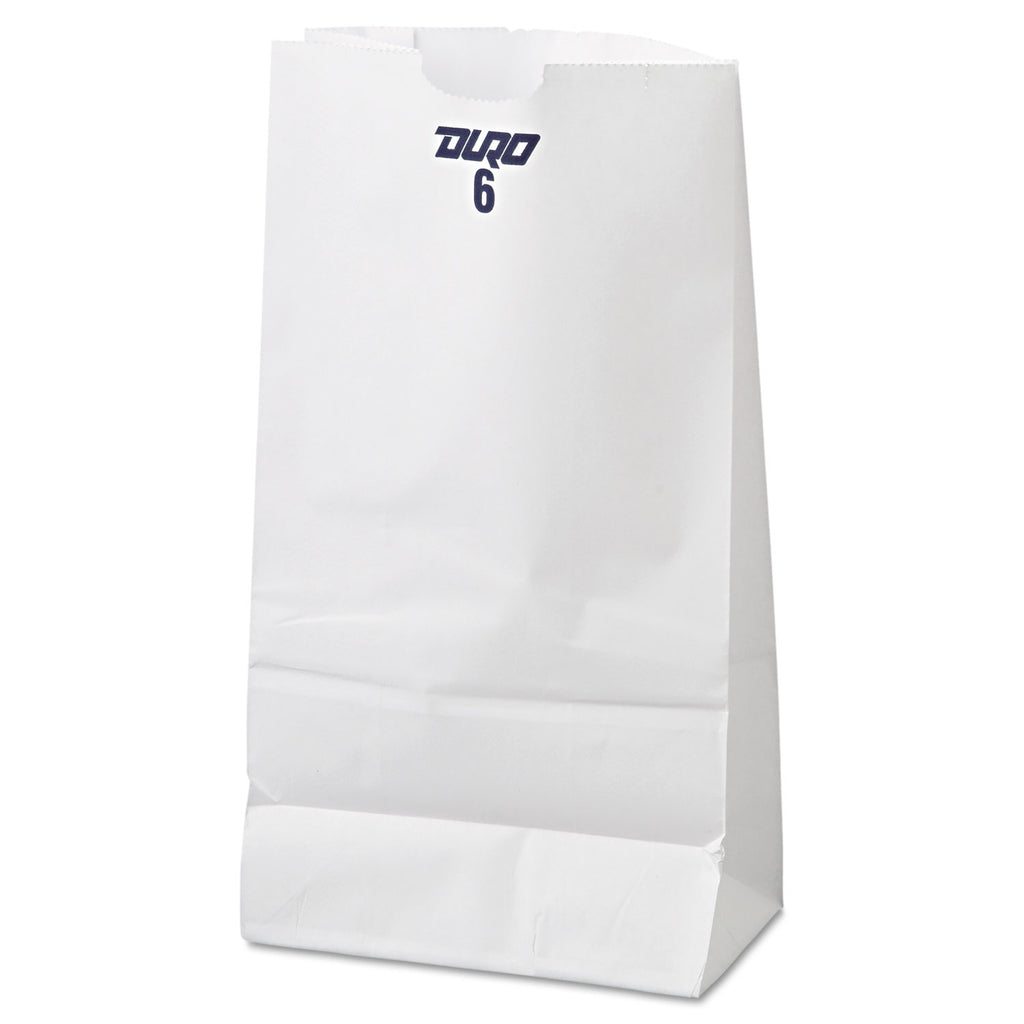 500 bags White Paper Grocery Bag G25577