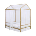 Twin Canopy Bed in Gold Y475153