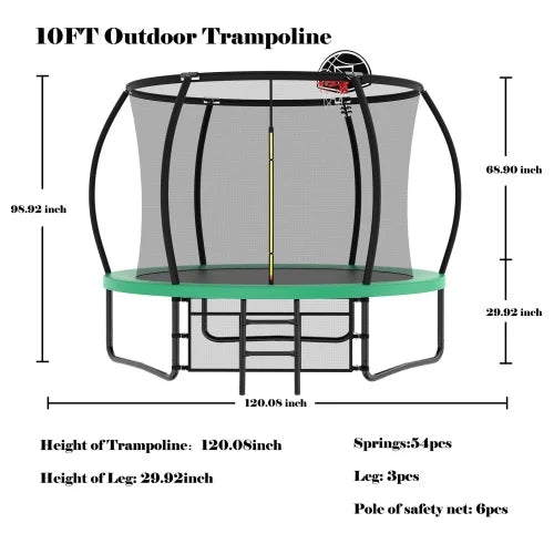 10FT Trampoline G256