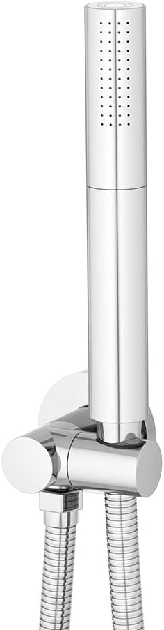2 Functions Handheld Shower Head Set with Brass Swivel Bracket and Stainless Steel Hose, Brushed Nickel, Pack of 2 H724314