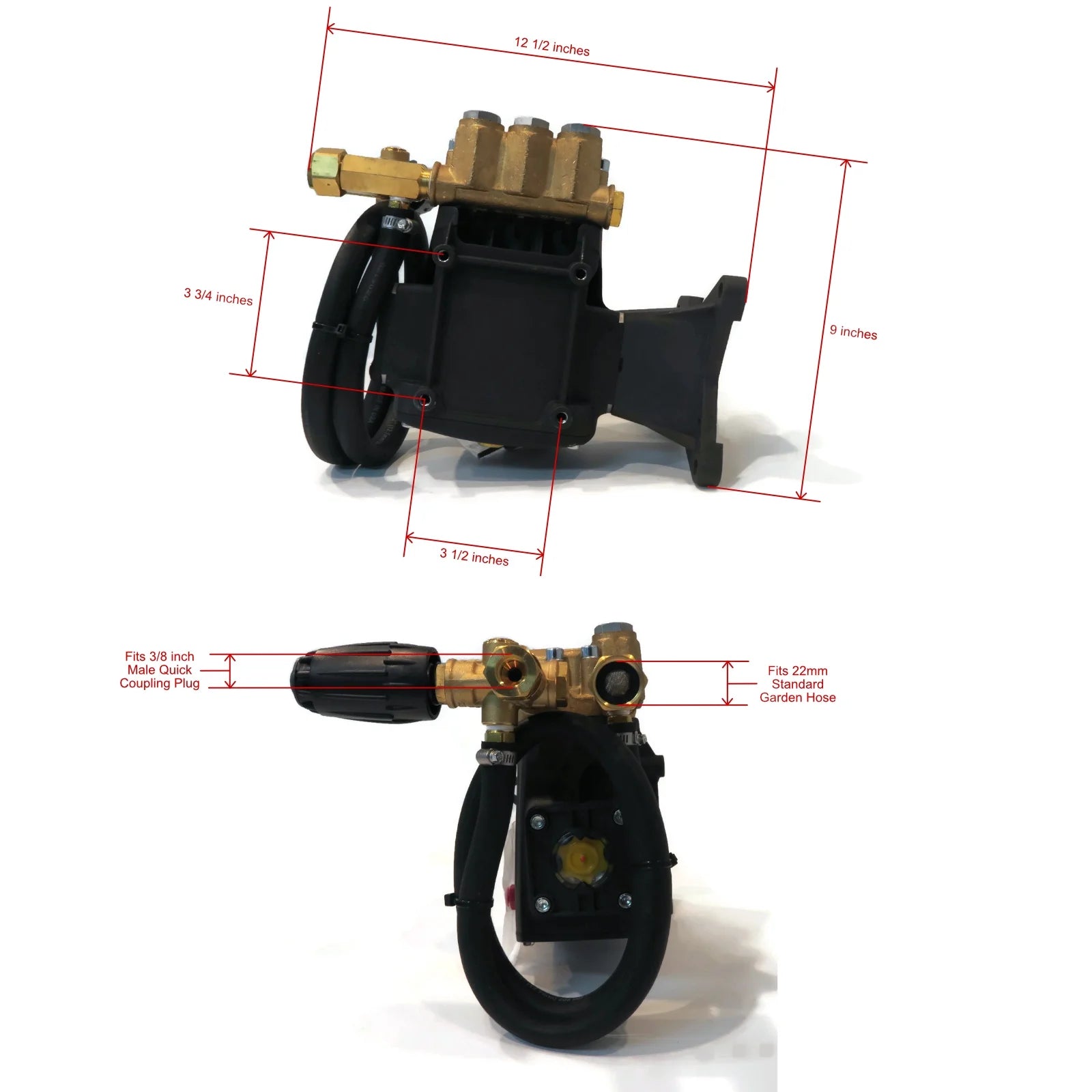 4000 PSI Pressure Washer Pump T2552