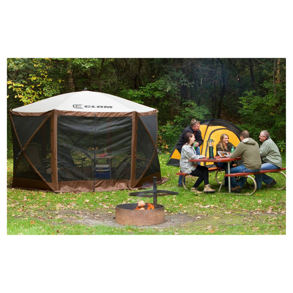 Brown Quick-Set Screen Canopy Shelter B84275