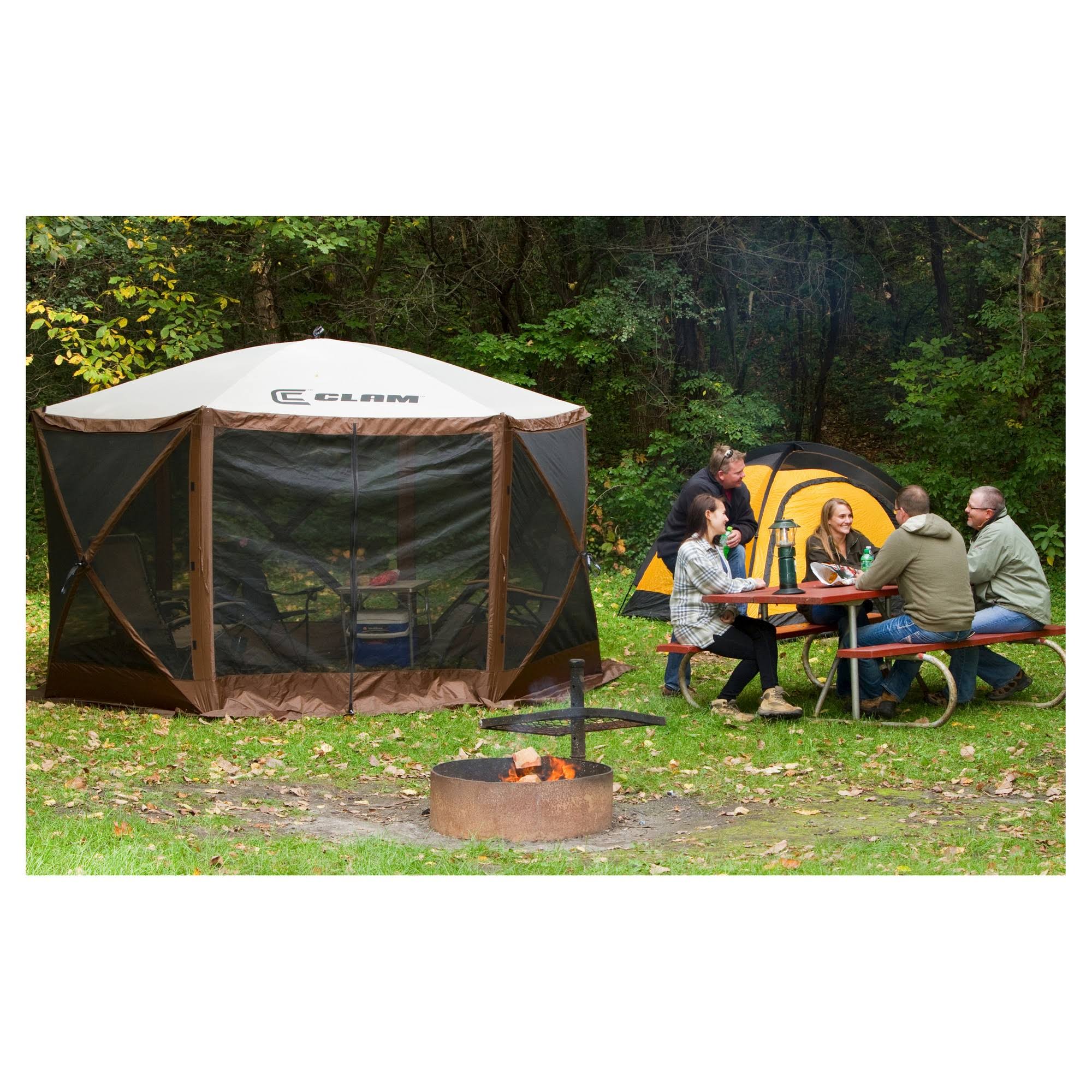 Brown Quick-Set Screen Canopy Shelter B84275