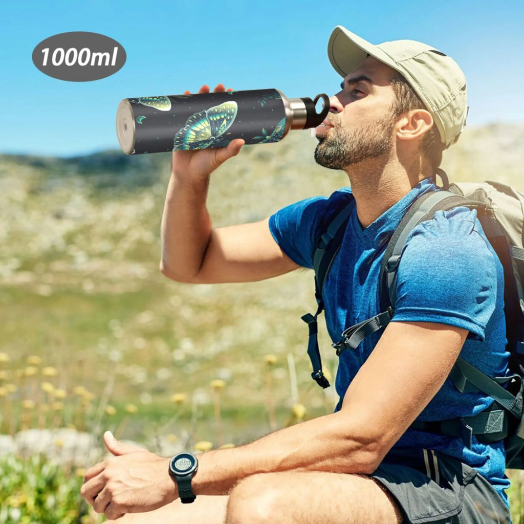20 OZ Stainless Steel Vacuum Insulated Water Bottle with Straw Lid R1380