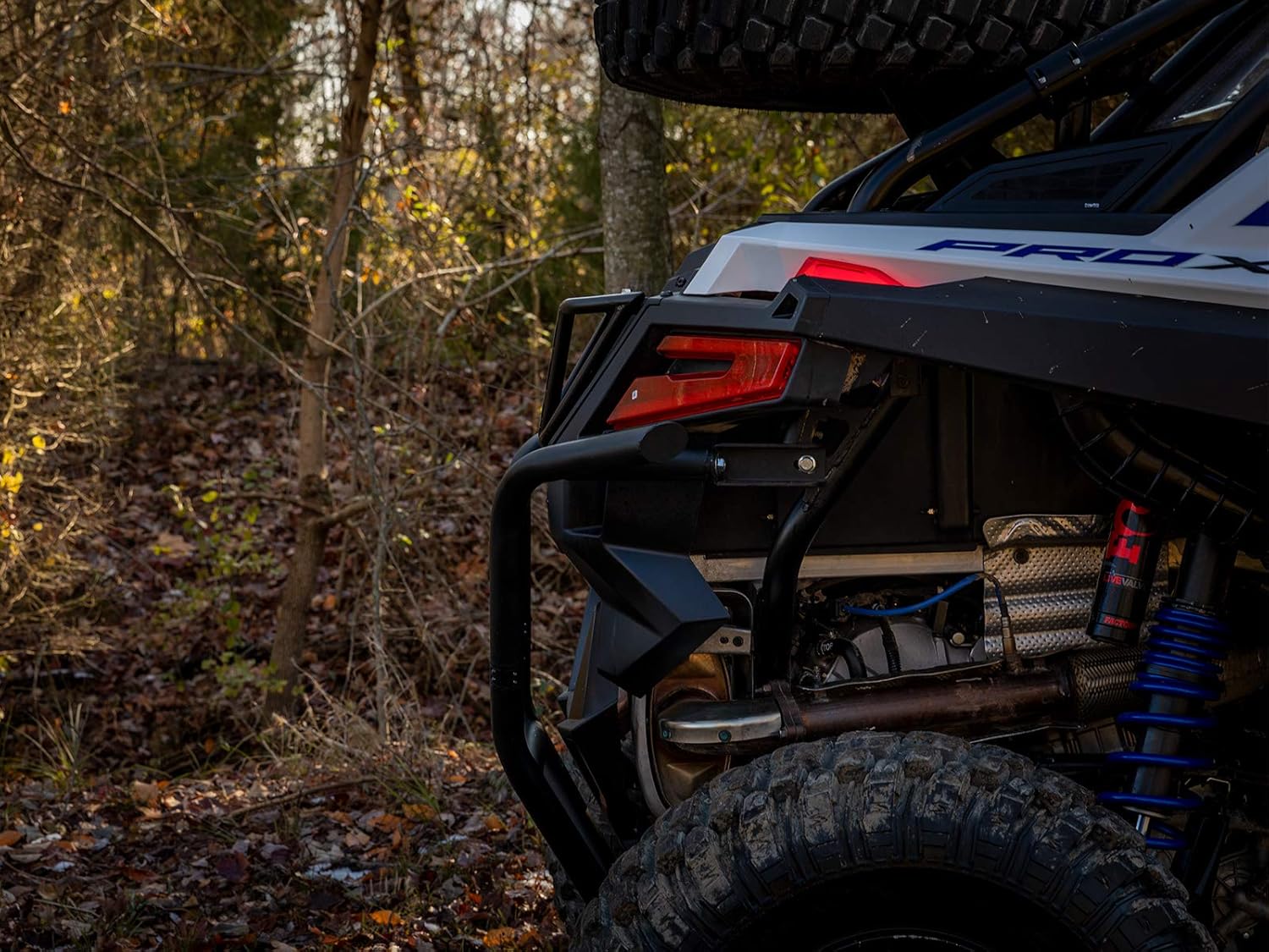 Rear Bumper for Polaris RZR PRO XP / PRO XP 4, 1.75 Inch Steel Tubing, UV Resistant Powder Coating K80906