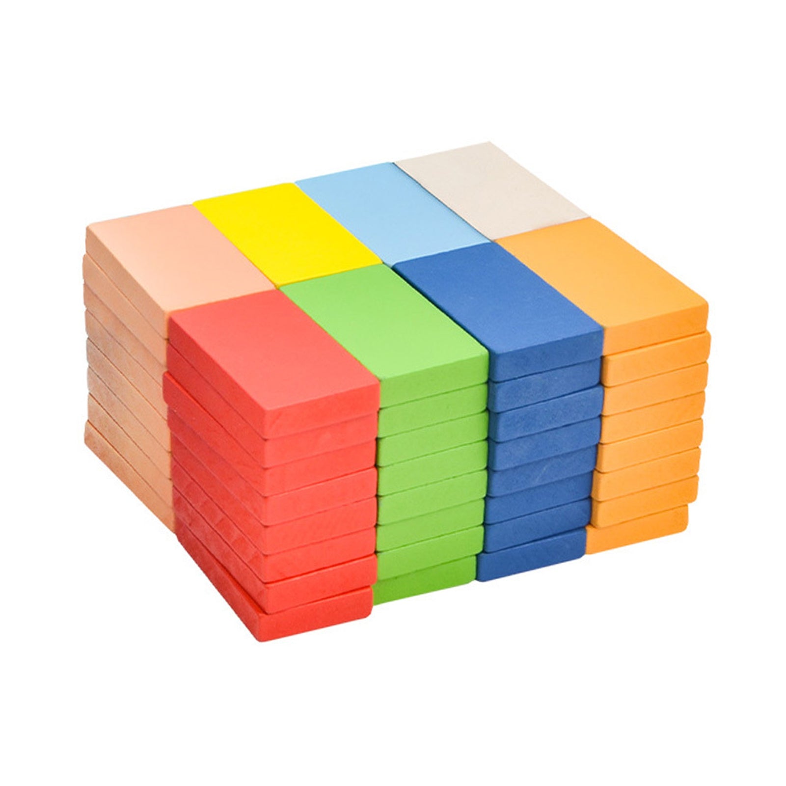 120Pcs Wooden Domino Building Block Kit N169