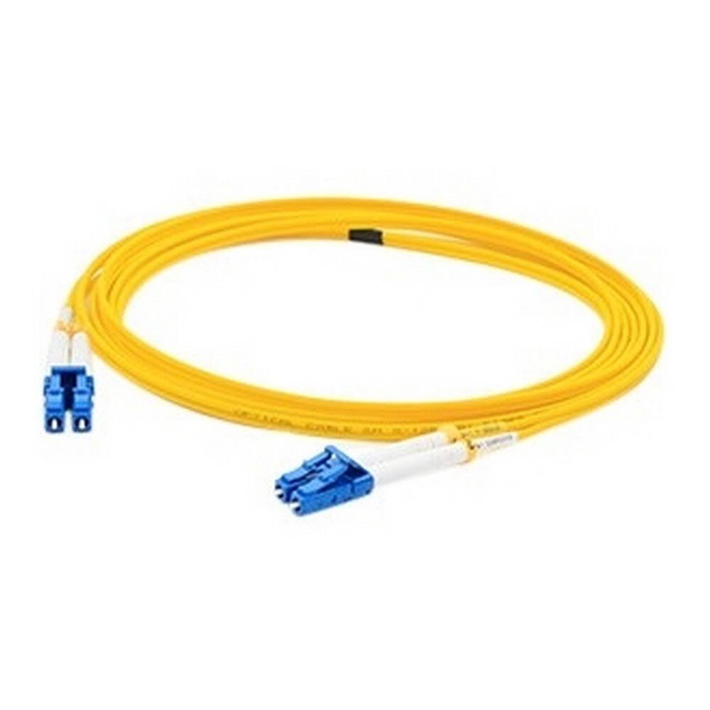 100m LC to LC Yellow OS1 Duplex Fiber Patch Cable V845
