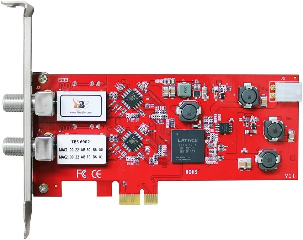 Dual Satellite PCIe TV Tuner Card DVB-S2 Q704