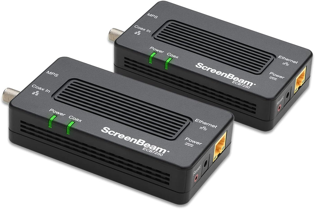 Bonded MoCA 2.5 Network Adapter Ethernet Over Coax Starter Kit X10631