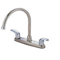 Satin Nickel/Polished Chrome Kitchen Faucet L78918