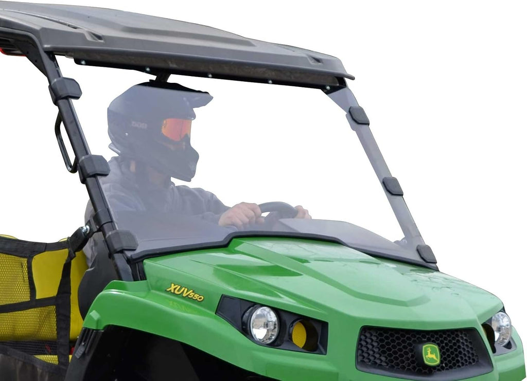Full Front Windshield for John Deere Gator XUV 550 / 560 / 560E / 590E / 590i / 590M, 1/4 Polycarbonate, Scratch-Resistant R92562