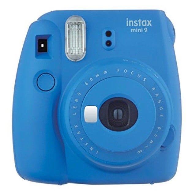Cobalt Blue Instant Film Camera J59351