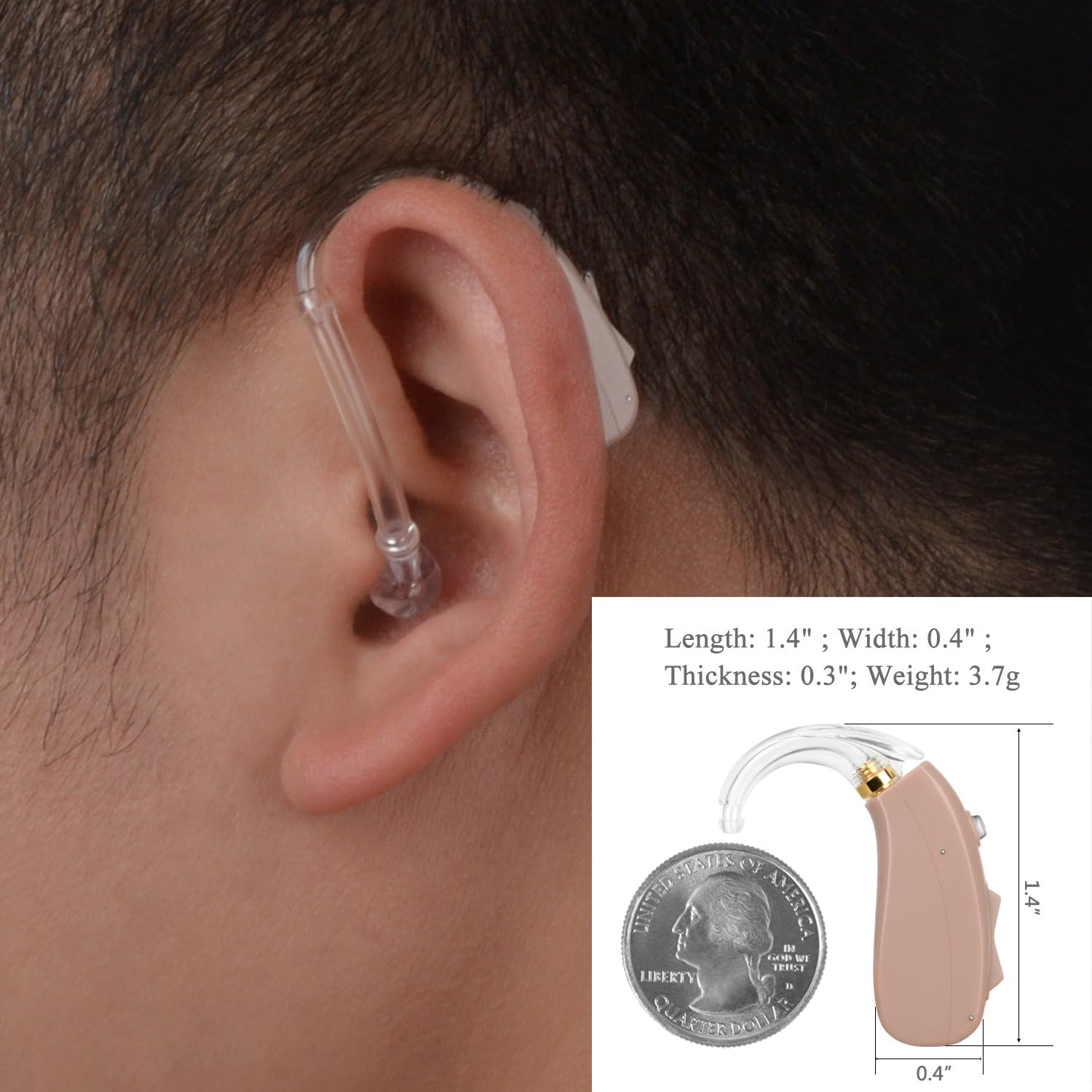 Small Size Rechargeable Digital Hearing Aid S75411
