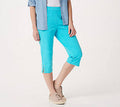 Turquoise Capri with Rhinestones, Size Large R7072