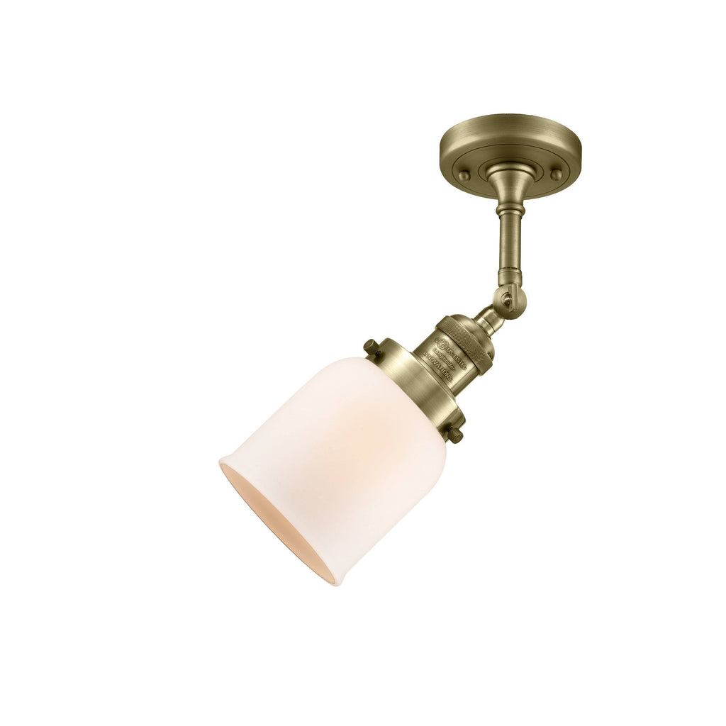 Antique Brass Semi Flush Mount Light P13808