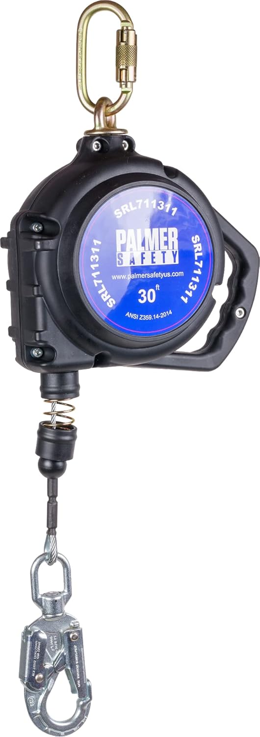 Self Retracting Lifeline with Galvanized Cable and Steel Snap Hook L21132