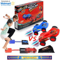 Air Powered Toy Car Launchers with Ramp and Finish Line P8941