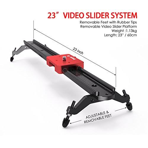 23x22 inch Video Camera Track Rail Slider Stabilization System O503361