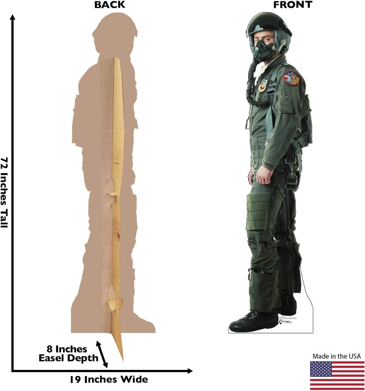 72" x 19" Cardboard Standup N738470