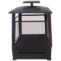 Black Cast Iron Wood Burning Pagoda F887900