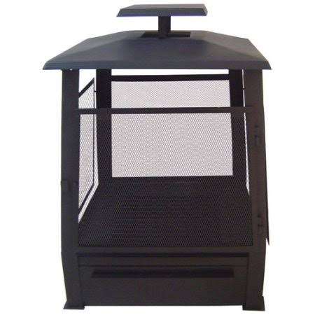 Black Cast Iron Wood Burning Pagoda F887900