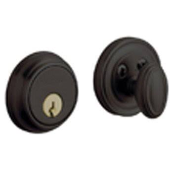 Satin Black Single Cylinder Deadbolt C6152